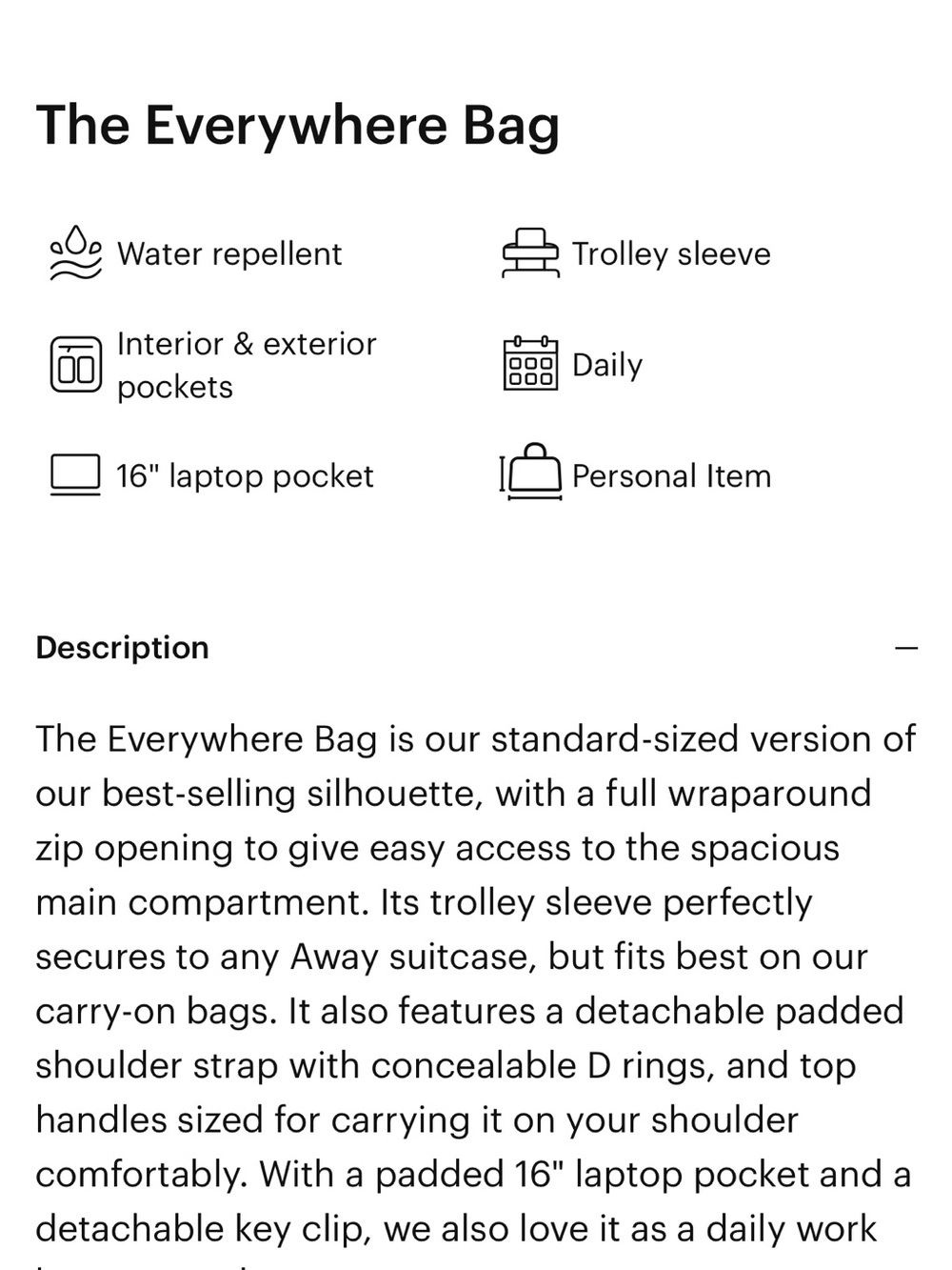 Red Men's Weekender Bag with Black Straps - Picture 8 of 10